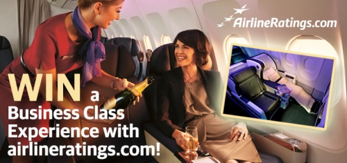 Airline Ratings – Win a Business Class trip for two with Virgin Australia