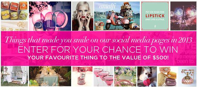 Alannah Hill – Win $500 of Your Favourite Things That Made You Smile