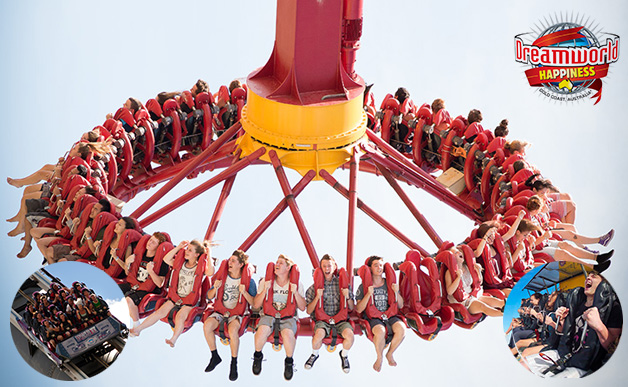 B105 – Win Two x adult one day passes to Dreamworld Thrill Rides, valid until 3 December 2014