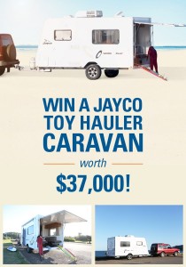 Coastal Watch – Win a Jayco Toy Hauler Caravan worth $37,000 ( subscribe or renew subscription )