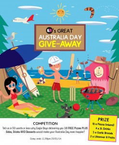 Eagle Boys Pizza – Great Australia Day Give-Away