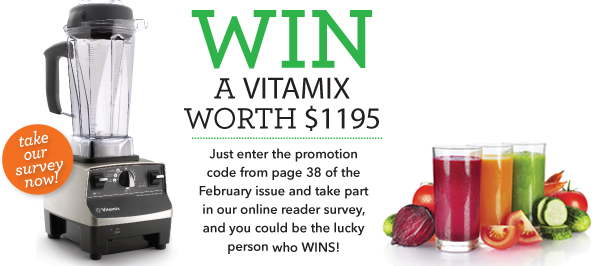 Healthy Food Guide – Win A Vitamix in the Healthy Food Guide Reader Survey