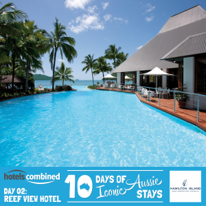 Hotels Combined – Win one of 10 Aus holidays – Win 3 night’s accommodation in Coral Sea View at Reef View Hotel, Hamilton Island, QLD