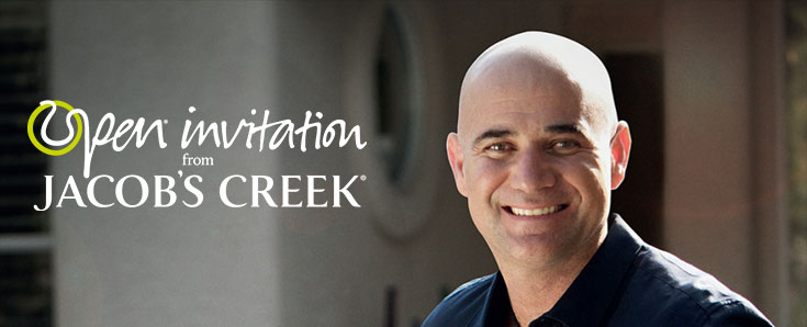 Jacob’s Creek – Win a trip to Las Vegas to dine with Andre Agassi