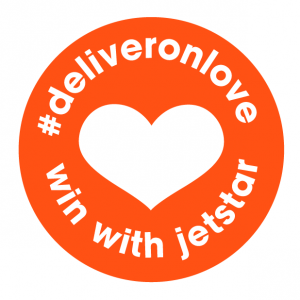Jetstar – Win 5 x domestic flights to reunite lovers on Valentines Day