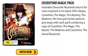 Just Kidding – Win 1/3 Consentino magic kits (Ages 7-13)