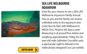 Just Kidding – Win a Melbourne Aquarium family annual pass (Ages 7-13)