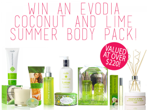 Lust Have It – Win an Evodia Coconut and Lime Summer Body Pack