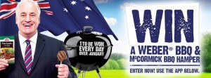 McCormick Foods Australia – Win A Webber BBQ – 1 To Be Won Every Day Over January 2014
