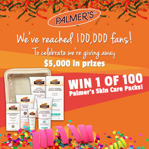 Palmer’s Australia – Win 1 of 100 Palmer’s Skin Care Packs