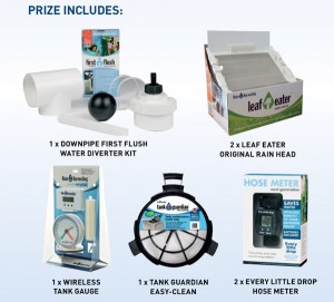 Readers Digest – Win 1/10 Rainwater Harvesting housekeeping prize packs worth $300