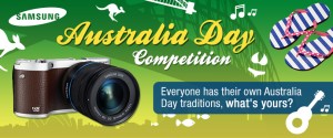 Samsung Australia – Win 1 of 2 NX300 Cameras – Australia Day Competition