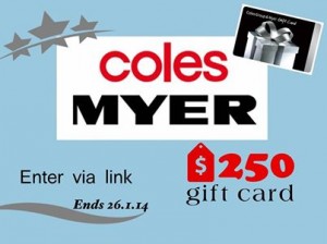 Shells Treasures – Win a $250 Coles Myer gift card
