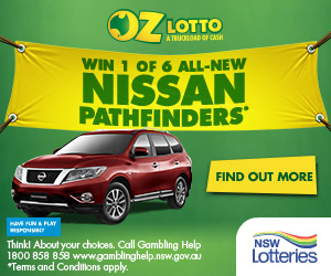 Smooth FM – Win 1 of 40 VIP double passes to the Oz Lotto 20th Birthday at Sydney Opera House on 26 January, plus a chance to win 1 of 6 Nissan Pathfinders