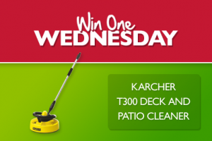 Stratco – Win One Wednesday – Win a Karcher T3 Deck and Patio cleaner