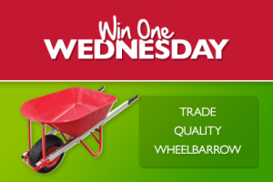 Stratco – Win One Wednesday – Win a trade quality wheelbarrow valued at $99