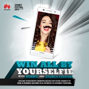 Sydney Festival – Win Huawei Smartphones – Upload Your Selfie To Win