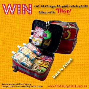 That! – Win 1/10 Fridge to Go Lunch packs filled with That! products