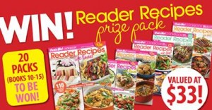 That’s Life – WIN 1 of 20 amazing Reader Recipes prize packs
