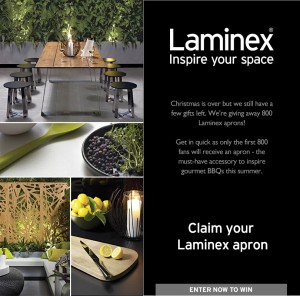 The Laminex Group AU – Win 1 of 800 Gourmet BBQ Aprons