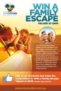 The Leo Muller Group – Win a Family Escape Valued At $999