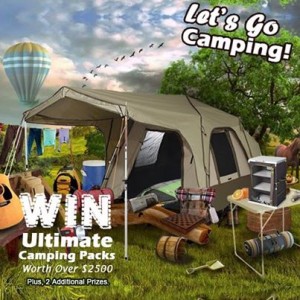 Topbuy – Win Ultimate Camping Packs Total valued $2500