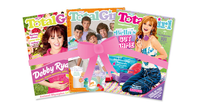 Total Girl – Win 1 of 5 six months subscriptions to Total Girl (must be 16 or under)