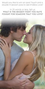 Tv Winners – Endless Love – Win 1 of 5 Ipod Touch and double pass to see Endless Love