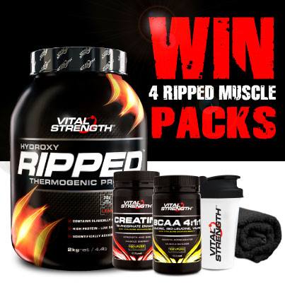 Vital Strength – Win a Ripped Protein Muscle Pack for you and 3 mates