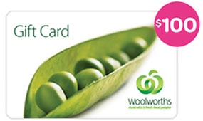 Woolworths $100 Gift Card