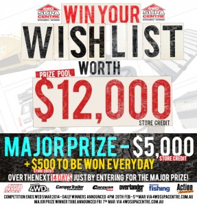 4WD Supacentre – Win Your Wishlist Worth $12,000