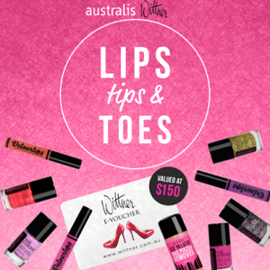 Australis Cosmetics – Win Over $200 Worth of Lips Tips & Toes Prize pack and $150 Wittner Shoes voucher giveaway