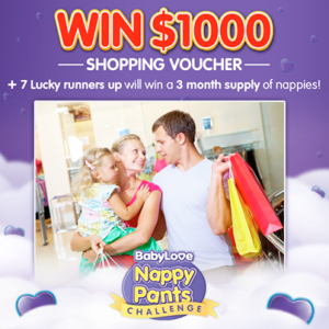 BabyLove – Win A $1000 Westfield shopping vouchers giveaway