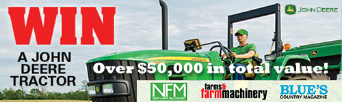 Bauer Media – New Farm Machinery – Win a John Deere Tractor worth $55,000 or 2 Lawn Mowers