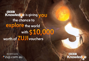 BBC Knowledge Australia – Win $10,000 Zuji voucher