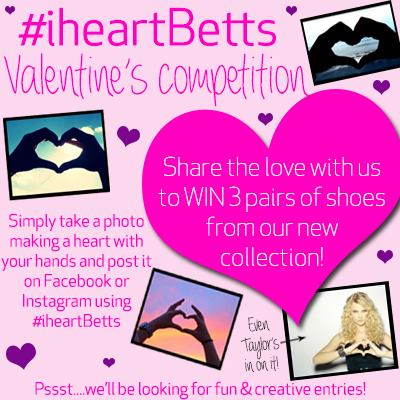 Betts Shoes – WIN 3 pairs of shoes from our new collection
