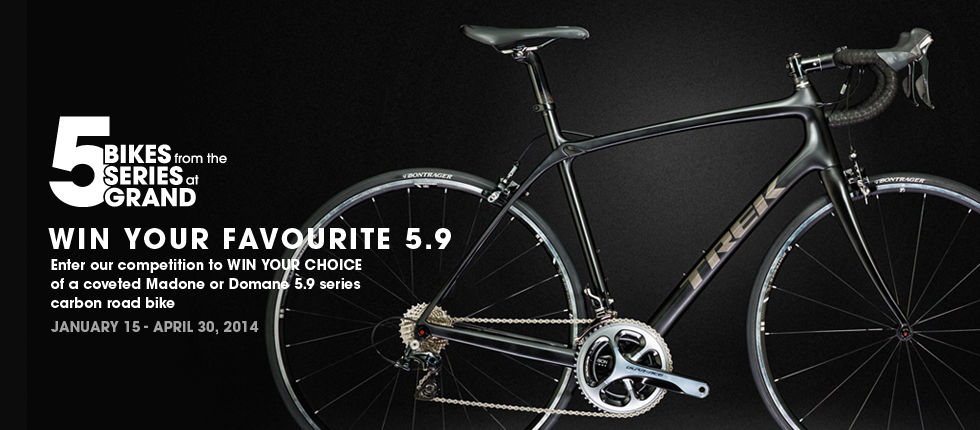 Bike Exchange – Trek Bikes – Win your favourite 5.9 series carbon road bike
