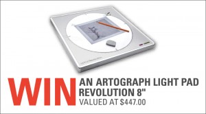 eckersleys – Win a Artograph LightPad Revolution $477