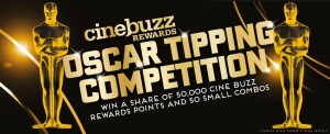 Event Cinemas – Oscars Tipping Competition – Win 20,000 Cine Buzz Rewards Points plus 50 medium combos