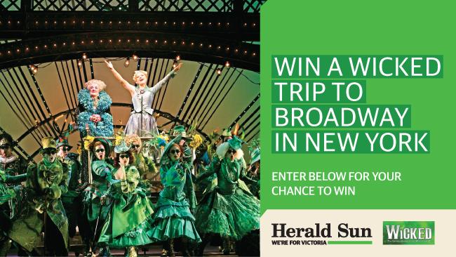 Herald Sun – Win trip to New York to see Wicked on Broadway or double passes to Wicked in Melbourne
