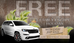 Leo Muller Jeep – Win Family Escape Holiday for 2 to Moreton Island