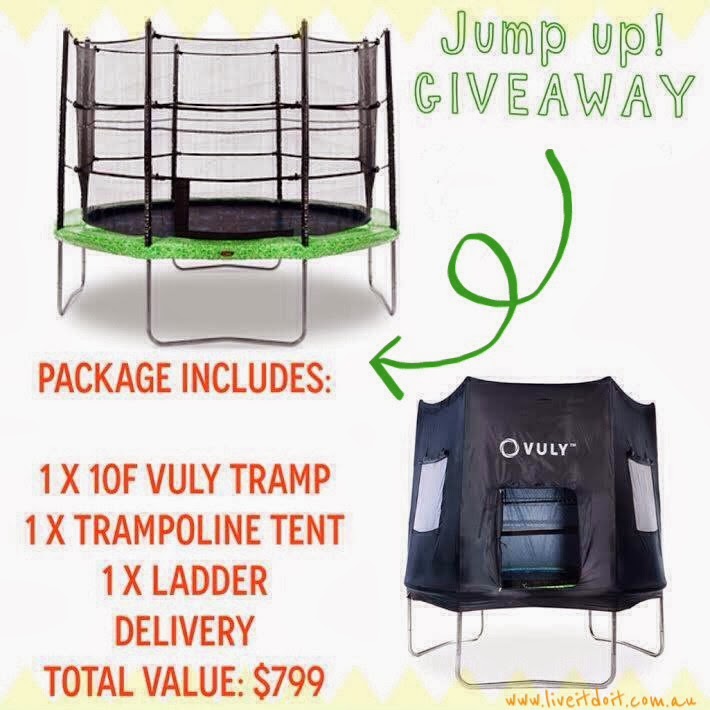 Live It Do It – WIN A 10FT TRAMPOLINE PACKAGE VALUED AT $799