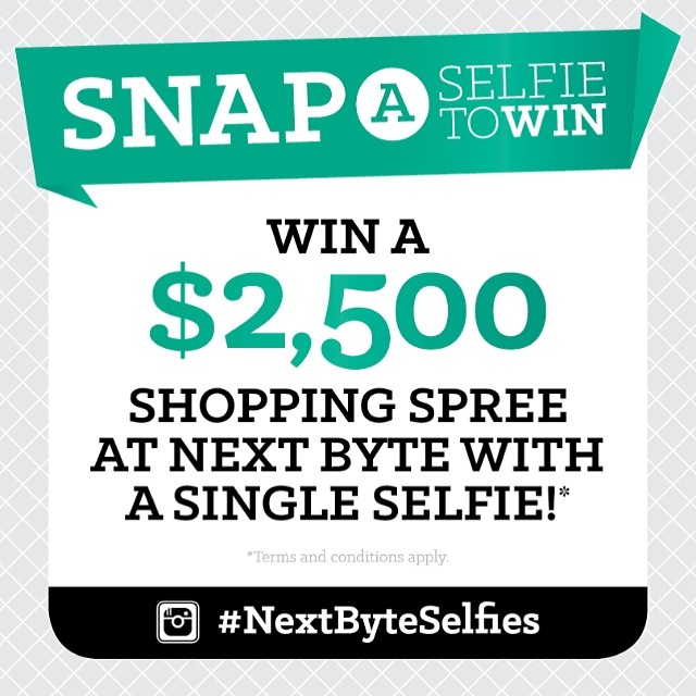Next Byte – Win A $2,500 Shopping Spree With #NextByteSelfies Instagram