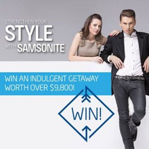 Samsonite – Win A Weekend Trip To STYLE in Melbourne, voucher, Samsonite luggage, worth over $9,000