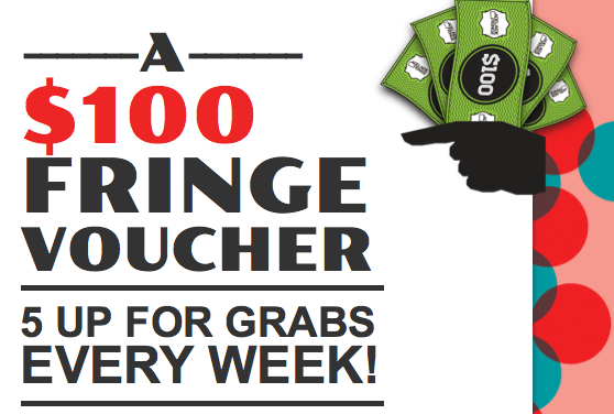 #spiritoffringe – Win 5 x $100 FRINGE VOUCHER