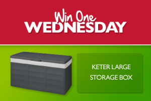 Stratco – Win One Wednesday – Win a Keter large storage box
