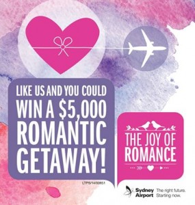 Sydney Airport – Win A $5,000 Romantic Getaway Competition