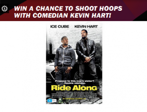 The Hot Hits – Win chance to shoot hoops with comedian Kevin Hart in Sydney or double passes to Ride Along