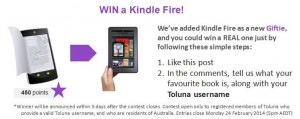 Toluna – Win a Kindle Fire Giveaway
