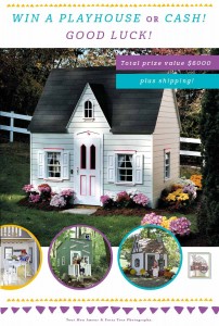 Tout Mon Amour – Win A Playhouse or $6000 In Cash Giveaway